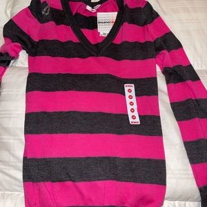 Pink and grey brand new sweater